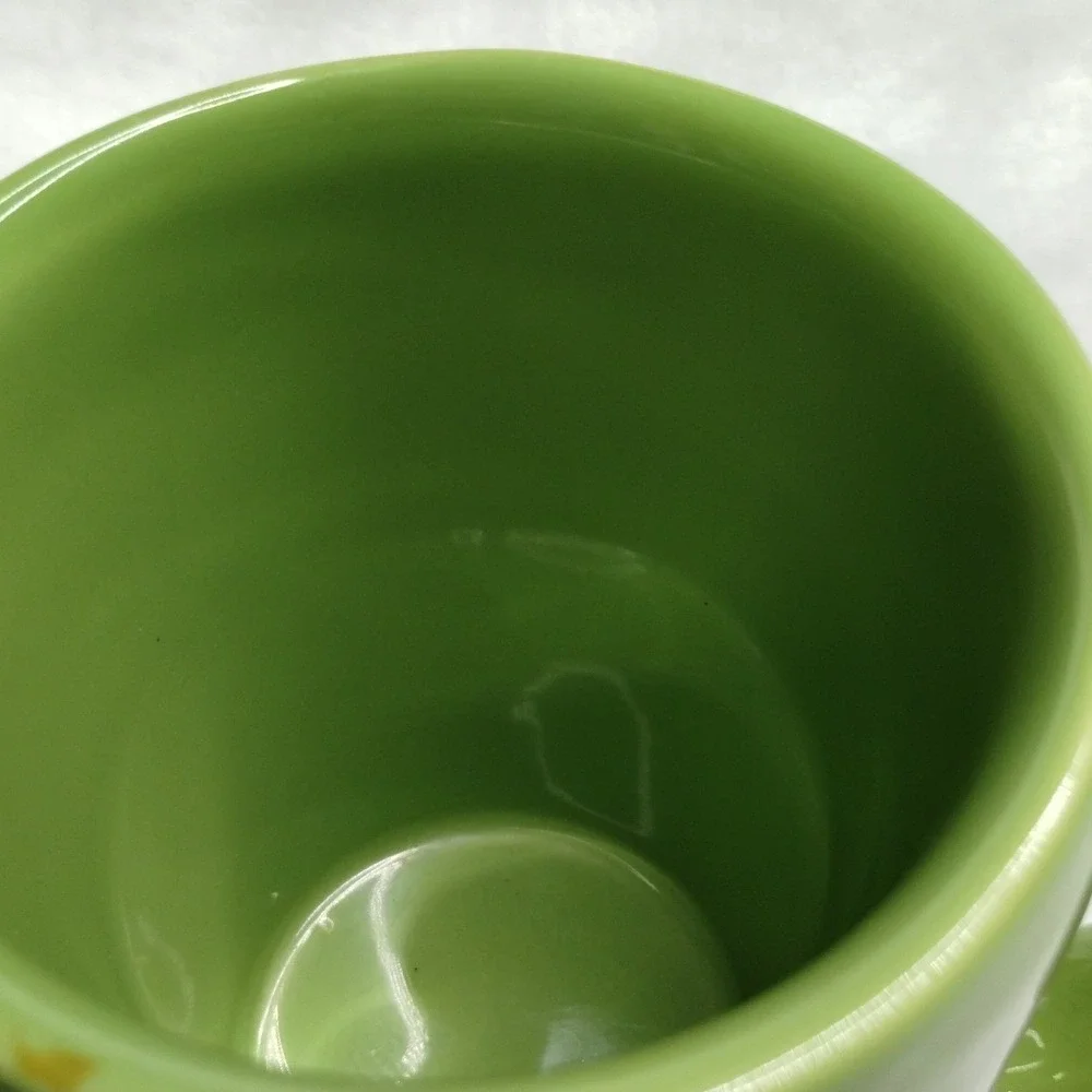 Wake & Bake Coffee Co. Lime Green Ceramic Pipe Mug Novelty Coffee Cup 420 - Picture 4 of 10
